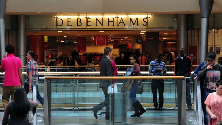 Mr Ashley owns a 30 per cent stake in Debenhams, House of Fraser's main rival