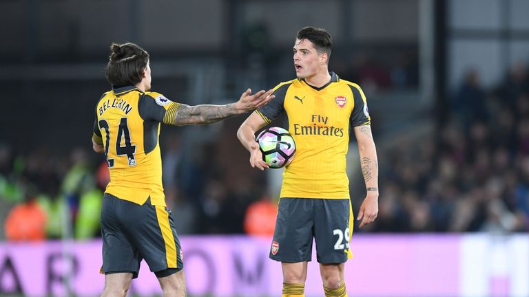 Arsenal players like Hector Bellerin and Granit Xhaka were not at their best
