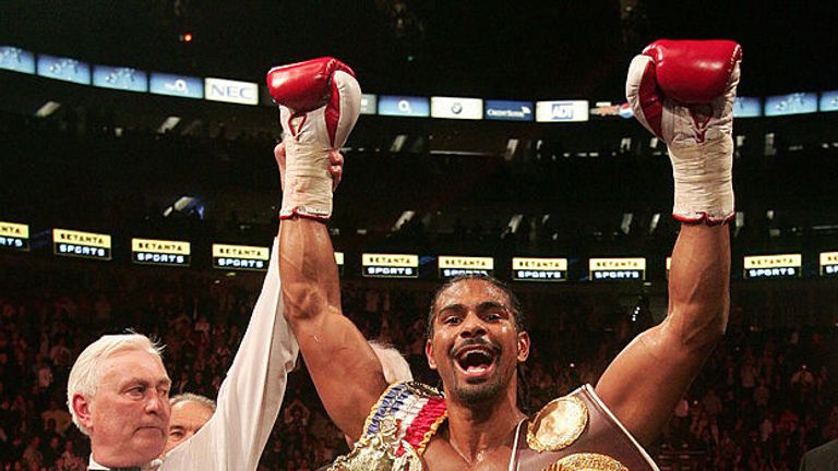 David Haye won the all-British unification fight in style