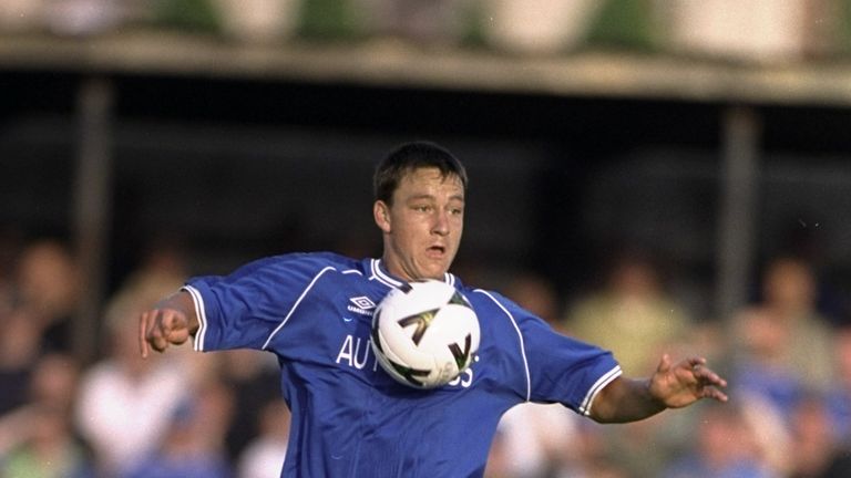 Terry has been a fixture for Chelsea, in action for the club here in 1999
