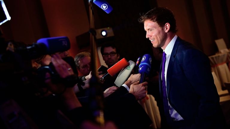 Nagelsmann picked up the German manager of the year award in March
