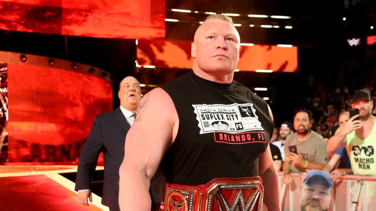 Brock Lesnar will be an interested party tonight on RAW