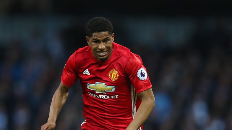 Rashford finished the season as Man Utd's second highest goalscorer, behind Zlatan Ibrahimovic