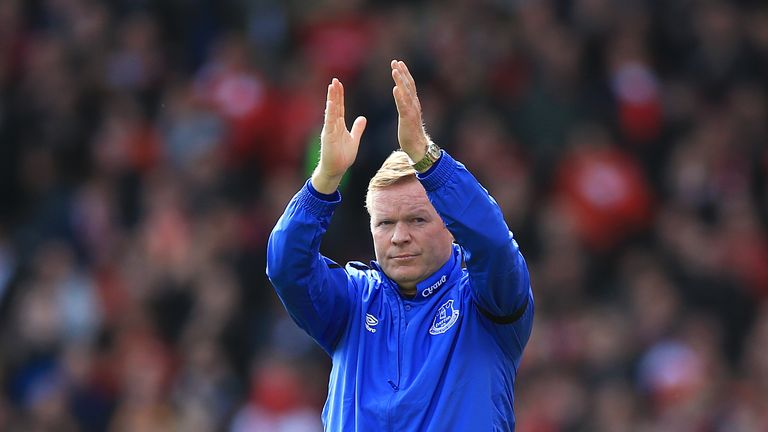 Everton manager Ronald Koeman is close to signing his eighth player of the current window
