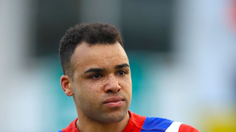 Wakefield's Mason Caton-Brown scored one of his side's four tries