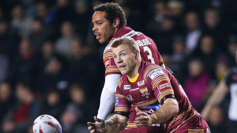 Huddersfield's Ryan Hinchcliffe got his name on the scoresheet with a 30m try