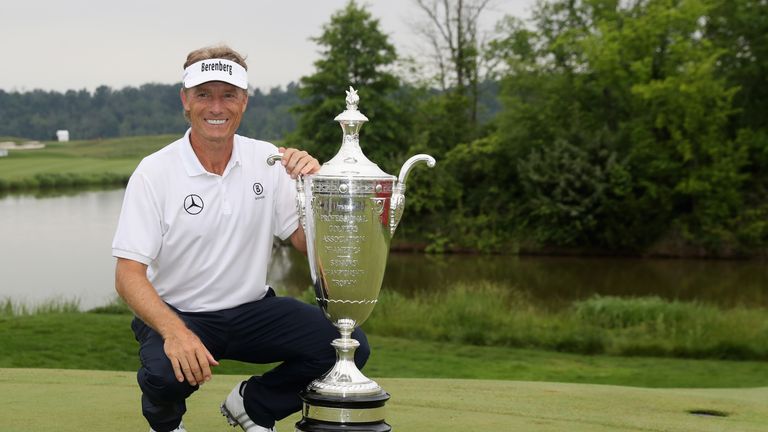 Bernhard Langer won the Senior PGA Championship at Trump National Golf Club in May