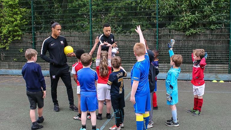 Cousins is currently delivering sports sessions to his former primary school