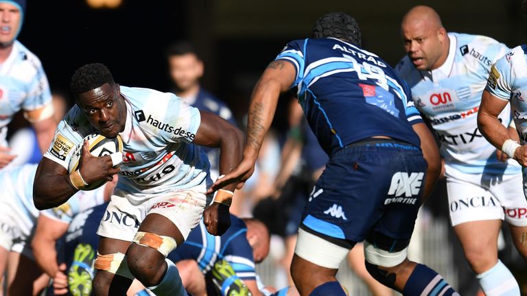 Yannick Nyanga helped Racing book a Top 14 semi-final date with Clermont