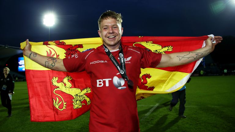 James Davies was again prominent at the breakdown for the Scarlets