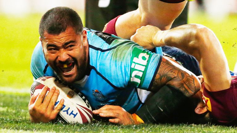 Andrew Fifita starred in New South Wales' victory in Brisbane last month