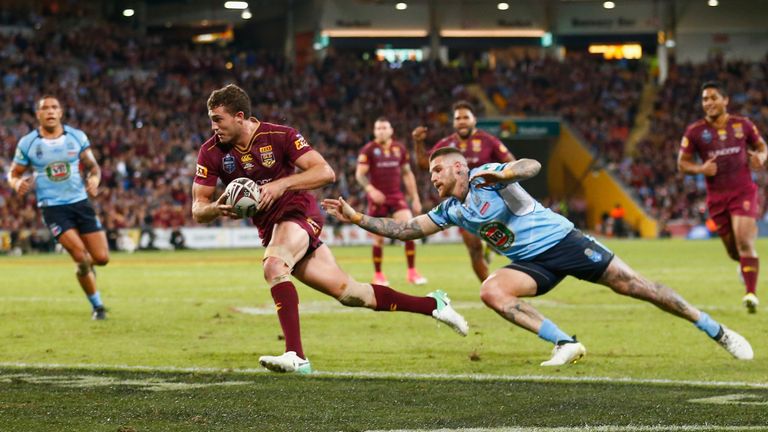 Corey Oates went over for Queensland's sole try