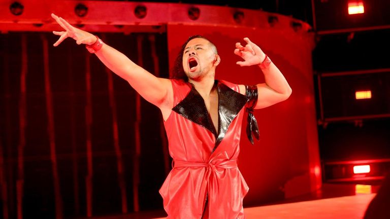 Nakamura's entrance is always popular with the WWE crowds