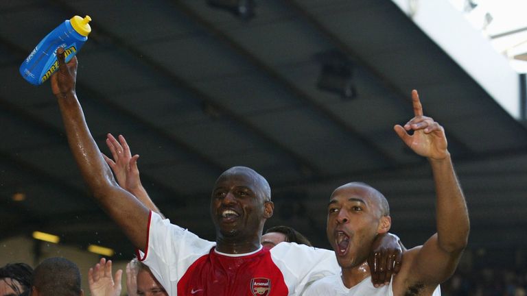 Arsenal won the Premier League title at White Hart Lane in April 2004 after a 2-2 draw