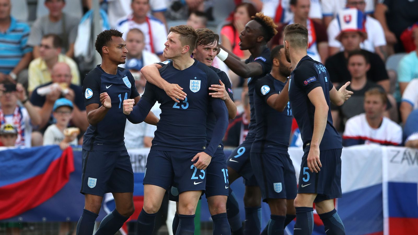 Slovakia U21 1 - 2 England U21 - Match Report & Highlights