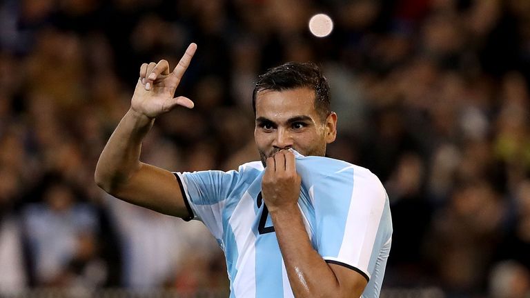 Gabriel Mercado scored the only goal of the game as Argentina beat Brazil