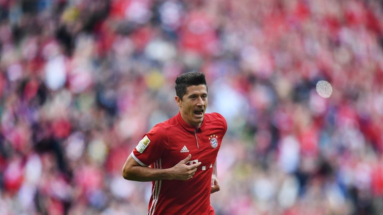 Lewandowski joined Bayern Munich in 2014