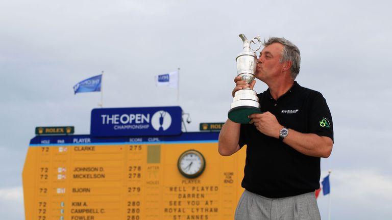 Darren Clarke finished three strokes clear of the chasing pack 