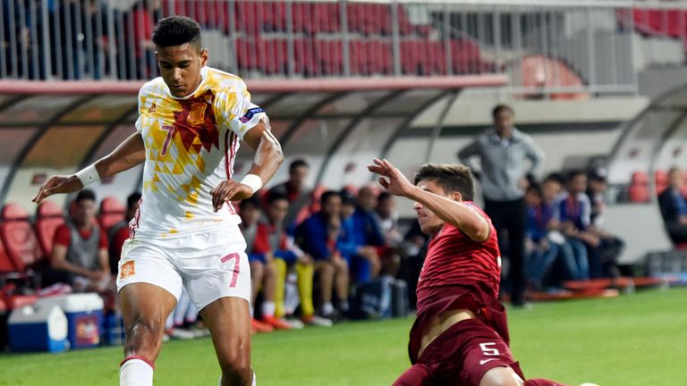 Jordi Mboula has played for Spain at youth level