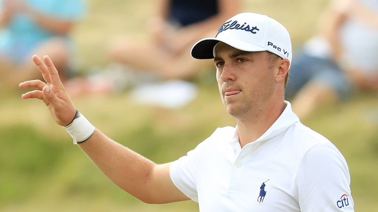 Justin Thomas set a new US Open record in relation to par