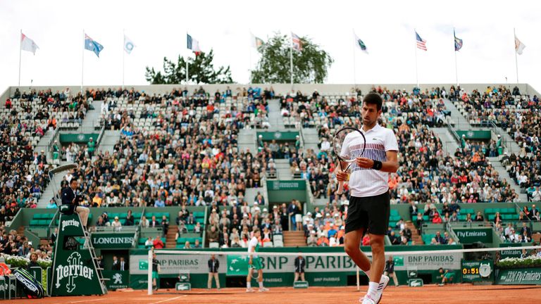 Djokovic bows out in Paris and is without a title in his last four Grand Slam events, his worst run since 2014