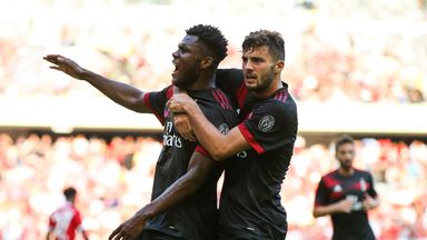 Franck Kessie (L) is one of Milan's big summer signings