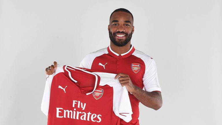Arsenal unveil new signing Alexandre Lacazette
