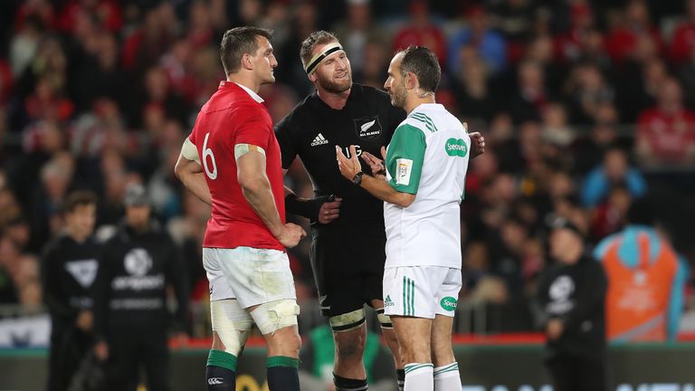 Romain Poite once again found himself at the centre of controversy