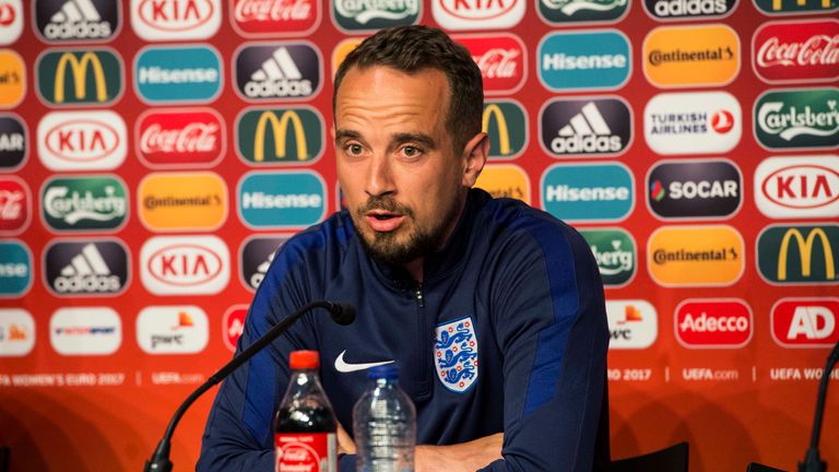 Mark Sampson will be unable to call upon Scott for the semi-final