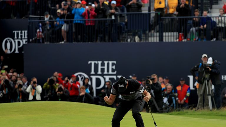 Stenson clinched his first major in record-breaking style at Royal Troon