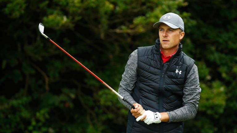 Jordan Spieth was one of only three players not to drop a shot on day one