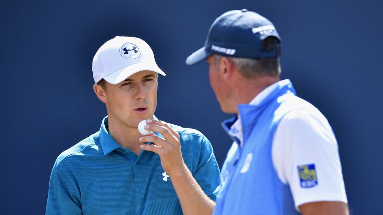 Spieth and Kuchar battled it out at the top of the leaderboard