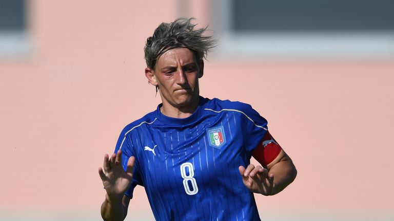 Melania Gabbiadini - sister of Southampton's Manolo - remains Italy's big goal threat