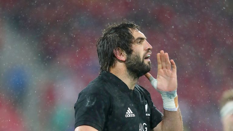 Sam Whitelock was solid in defence and the set piece