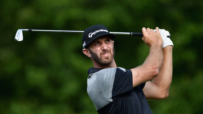 Dustin Johnson carded an opening round one-under 70 at Quail Hollow
