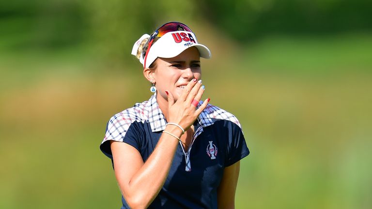 Lexi Thompson fought back from four down to snatch a half with Anna Nordqvist