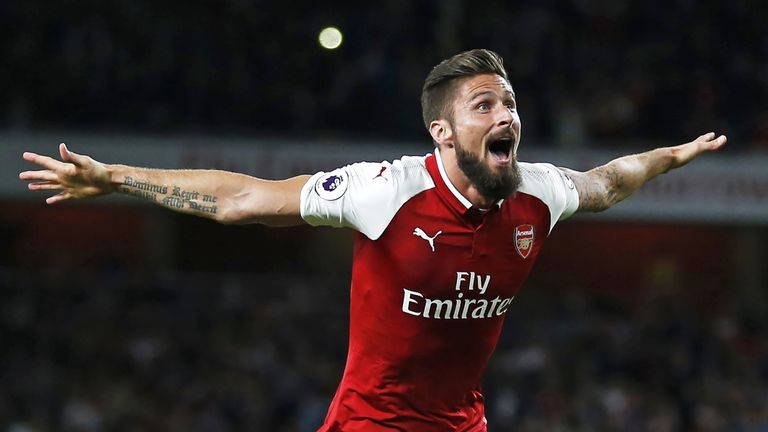 Olivier Giroud decided against joining Everton in the summer