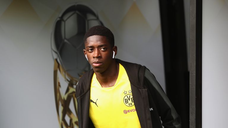 Dortmund's Ousmane Dembele remains suspended