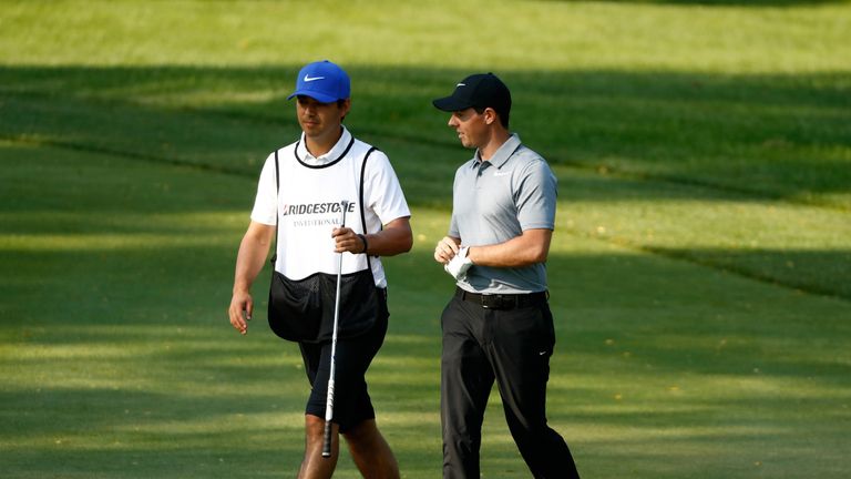 Rory McIlroy and new caddie Harry Diamond got their partnership off to an encouraging start