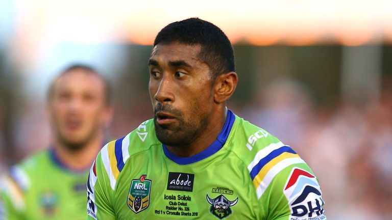 Sia Soliola in action for the Raiders