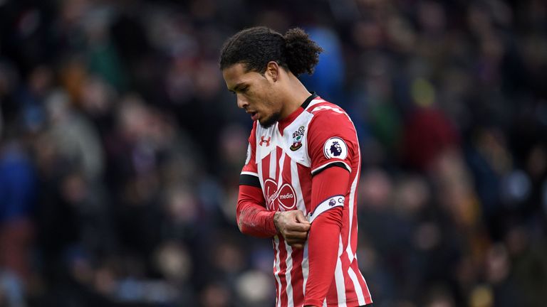 Virgil van Dijk remains at Southampton after requesting a transfer