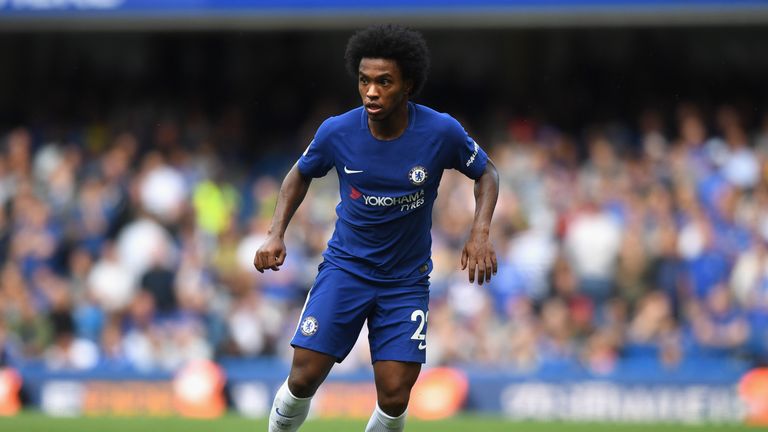 Chelsea are considering the sale of Willian, according to the French press