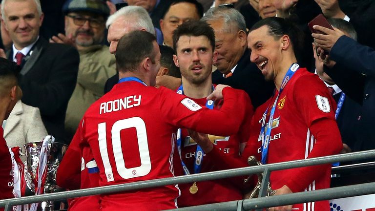 Ibrahimovic will wear the No. 10 shirt formerly worn by Wayne Rooney