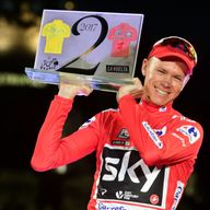 Froome celebrates his Vuelta victory