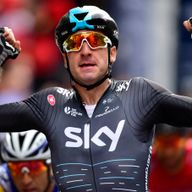 Elia Viviani was handed the jersey 40 minutes after the stage finished