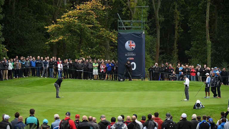 Huge crowds gathered to watch the British Masters at Close House 