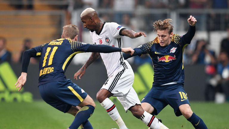 Besiktas beat RB Leipzig 2-0 in the Champions League