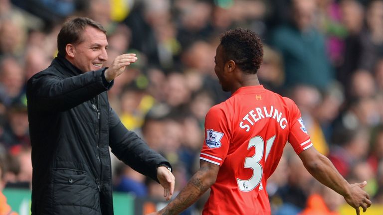 Sterling was part of the 2013/14 Liverpool title charge under Brendan Rodgers