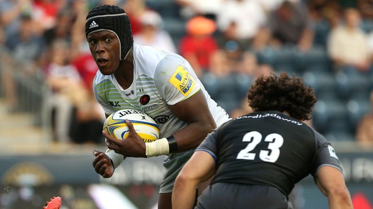 Maro Itoje was an important ball carrying threat 