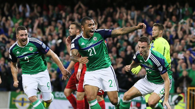 Jonny Evans (right) opened the scoring